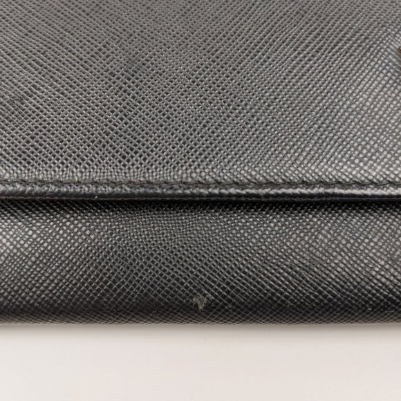 SOLD Prada Black Saffiano Wallet on Chain Bag - Picture 5 of 10